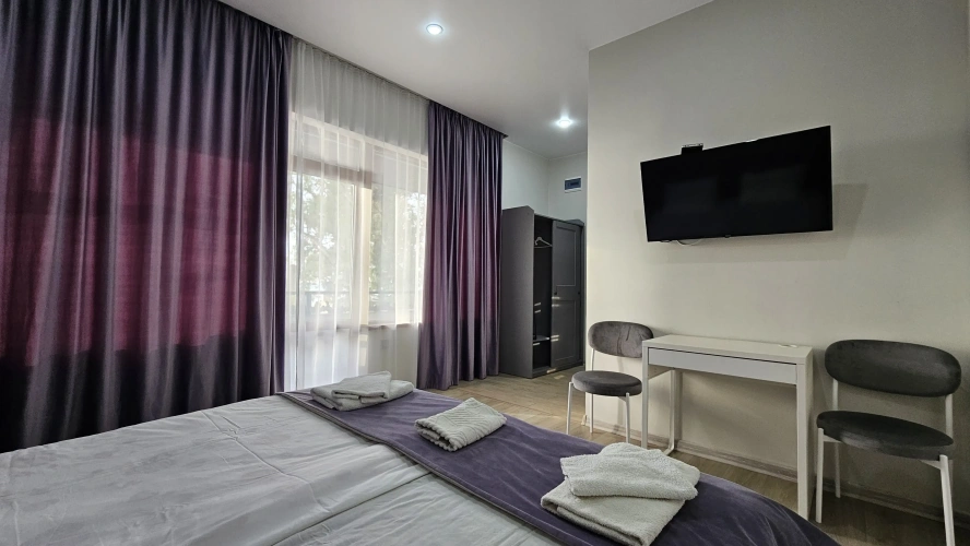 Double Junior Suite with balcony and with partial sea view