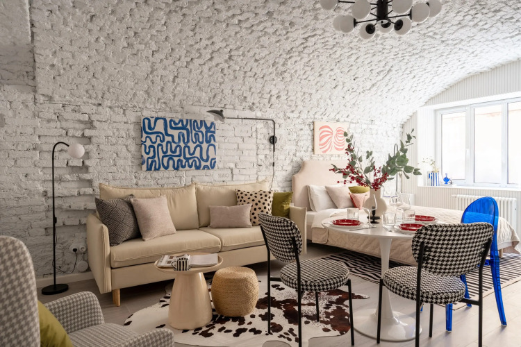 Фотография номера квартиры Apartment Стильные в старом фонде Петербурга