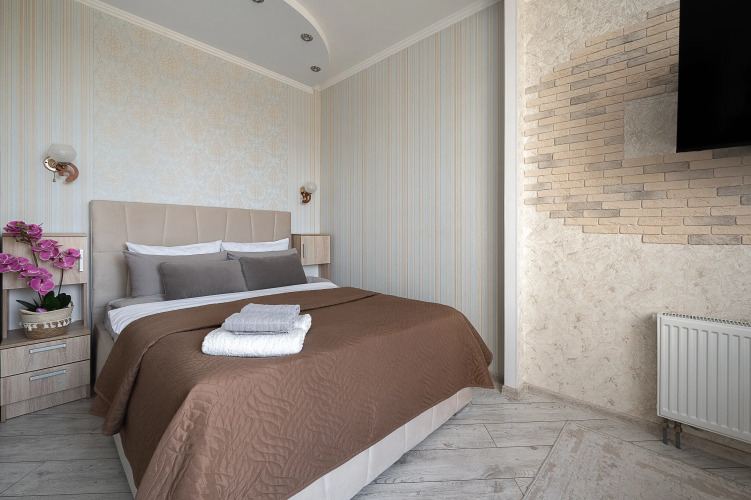 Фотография номера квартиры Апартаменты с панорамным видом на реку и вечерний Сочи от LetoApart