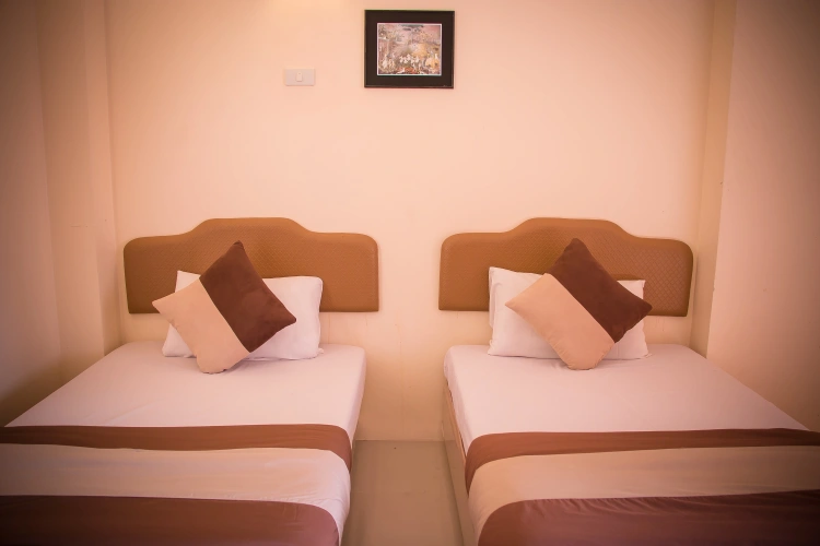 Standard Twin room with balcony and with view