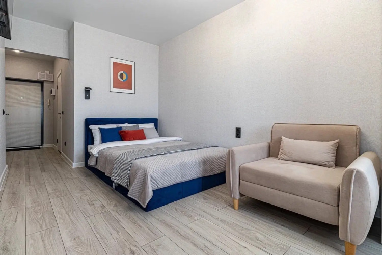 Фотография номера квартиры Квартира Уютная студия в ЖК Зеленодар