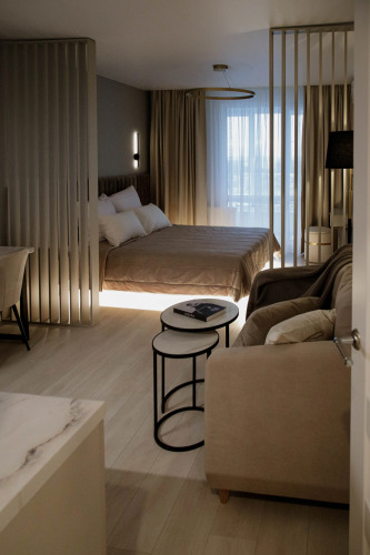 Фотография номера квартиры Квартира Дизайнерские апартаменты с атмосферой бутик-отеля