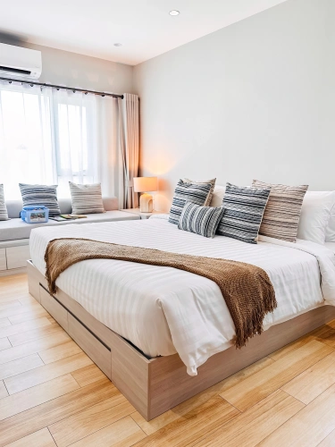 2 Bedrooms Deluxe Apartment with balcony and with garden view