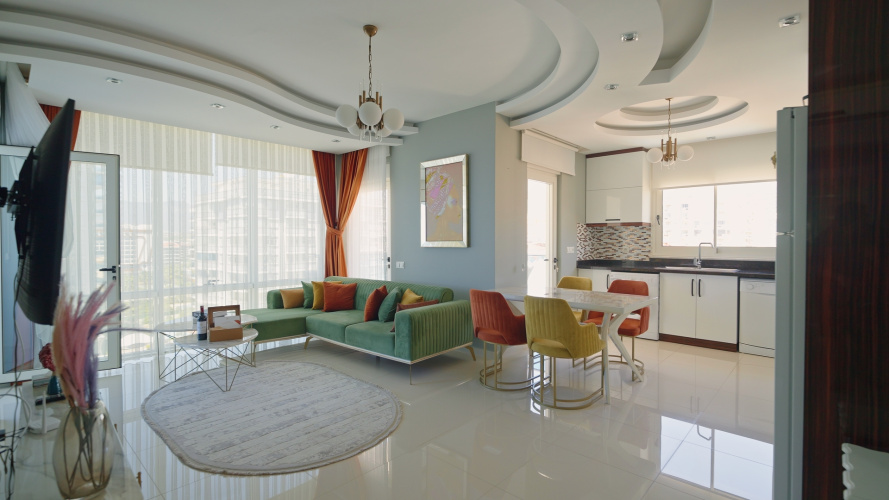 2+1 Na Pervoy Linii Morya Yekta Queen Apartments - Mahmutlar