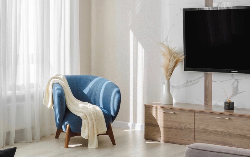 Фотография номера квартиры Апартаменты SUNVILLES Новая дизайнерская двушка с Видом