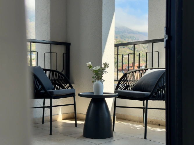 Deluxe Double room with balcony and with mountain view