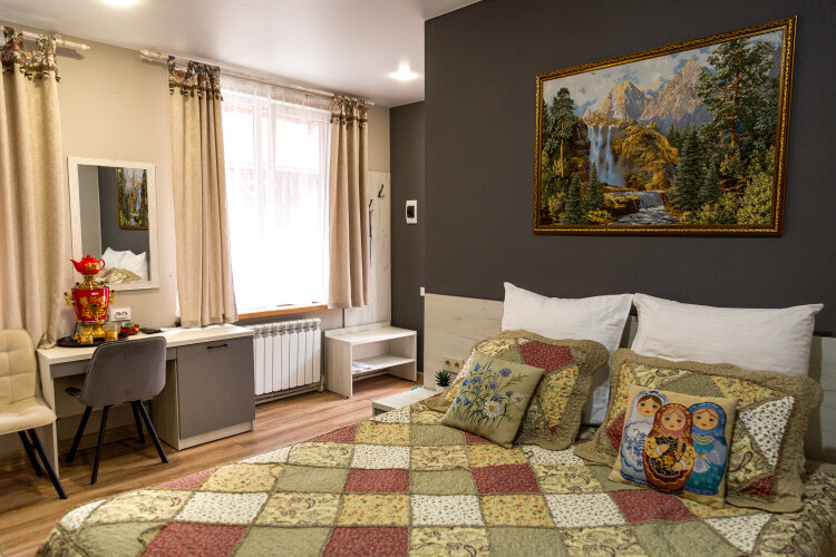 Двухместный номер Русский Комфорт с красивым видом из окна (двуспальная кровать) - изображение 1