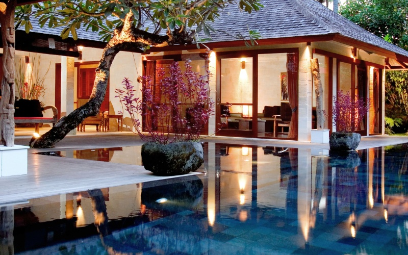Luxury Double Villa with garden view