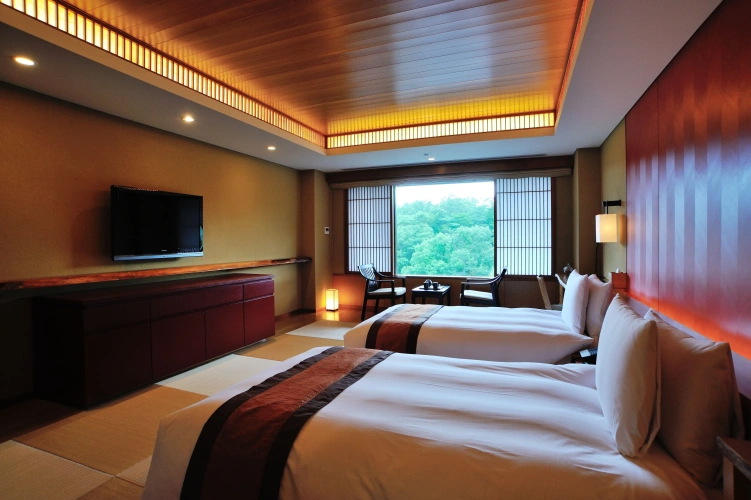 Deluxe Twin room with courtyard view