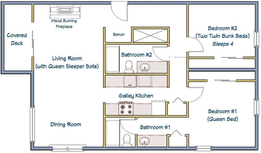 2 Bedrooms Standard room with balcony and with mountain view