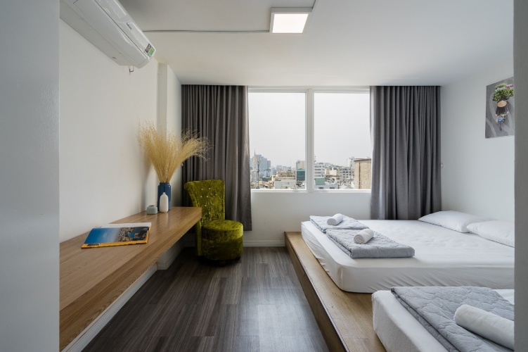 1 Bedroom Standard Triple room with city view