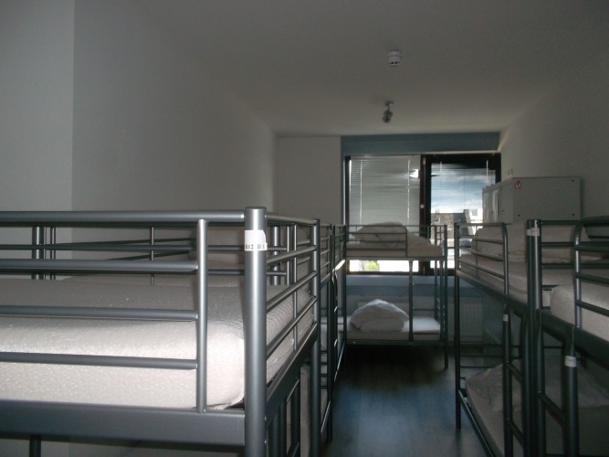 Bed in Dorm with view