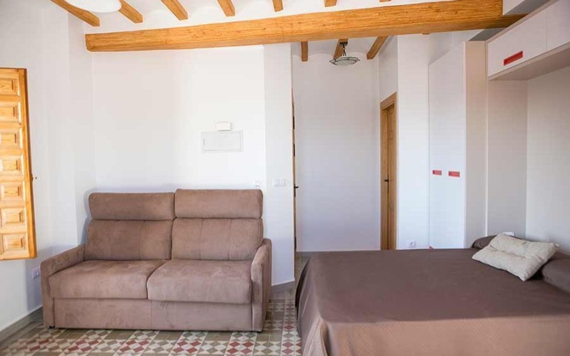 Double Family Studio beachfront