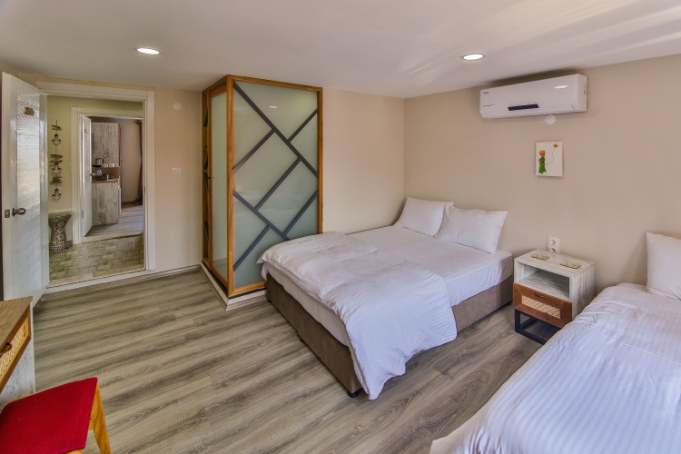 1 Bedroom Deluxe Triple room with sea view