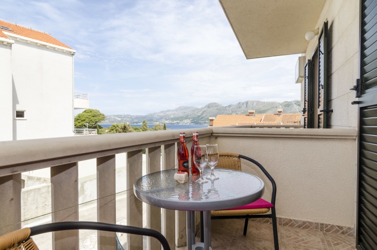 Double Studio with balcony and with sea view