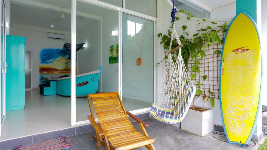 Economy Double room with partial ocean view