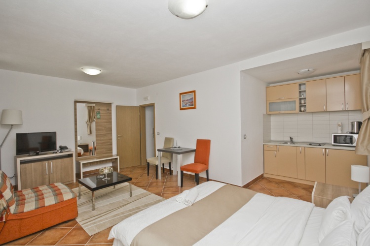 Double Studio with balcony and with sea view