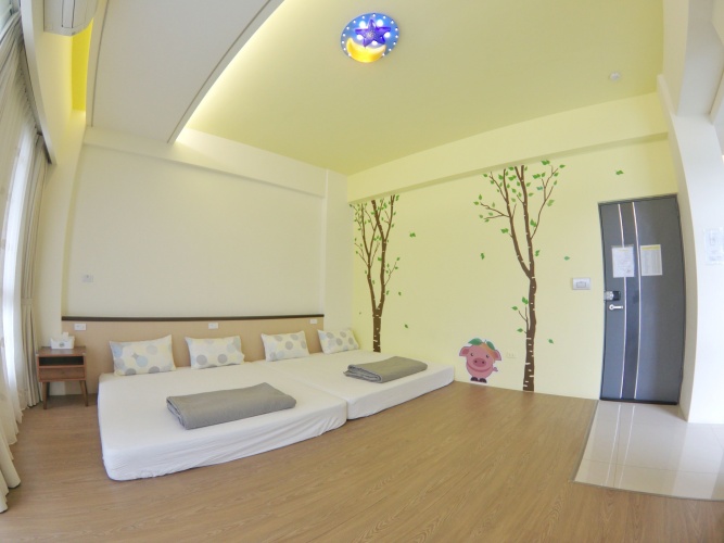 Standard Quadruple room with balcony and with view