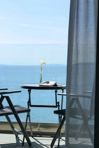 Superior Double room with balcony and with sea view