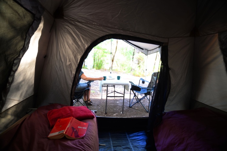 Family Tent with river view