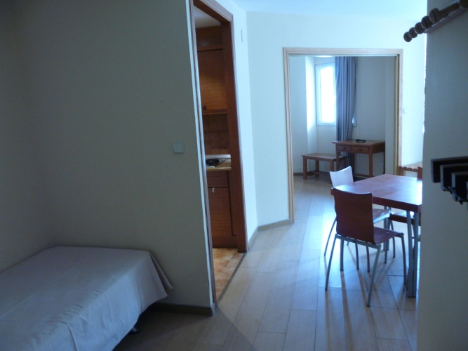 Studio with balcony and with view