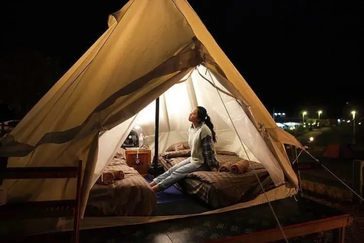 Standard Twin room with mountain view