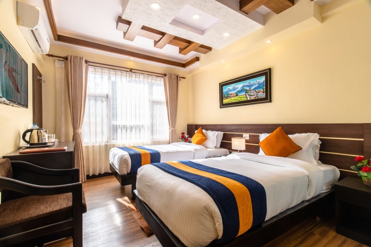 Deluxe Twin room with city view