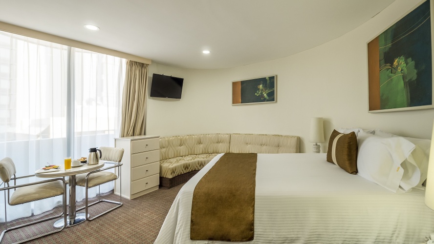 Standard Double room with balcony and with view