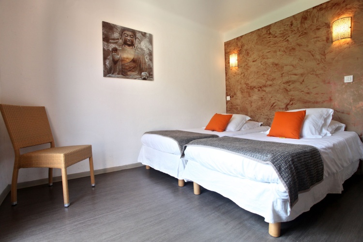 Standard Twin room with mountain view