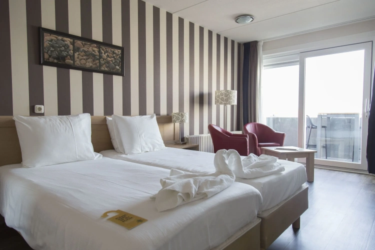 Comfort Double room with balcony and with land view