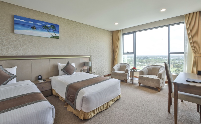 Deluxe Twin room with city view