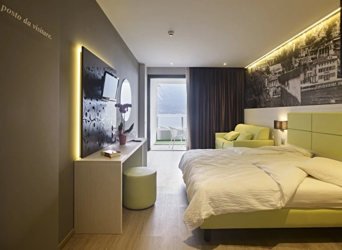 Comfort Twin room with balcony and with lake view