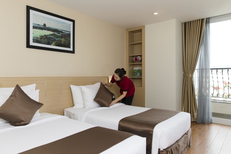 Deluxe Double room with balcony and with city view