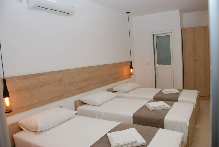 Standard Triple room with balcony and with sea view