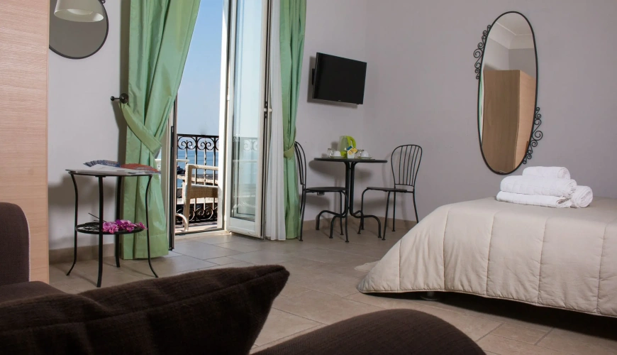 Standard Double room with balcony and with garden view