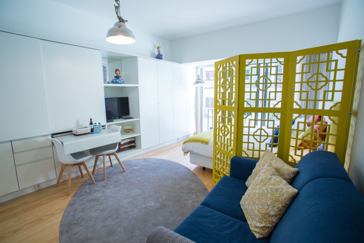Double Studio with balcony and with city view