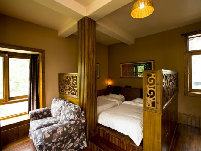 Superior Twin room with balcony and with view