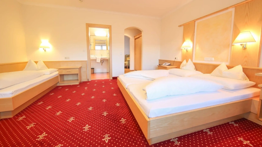 Superior Triple room with balcony and with view