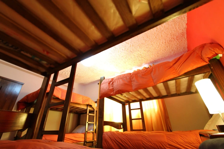 Bed in Dorm with view