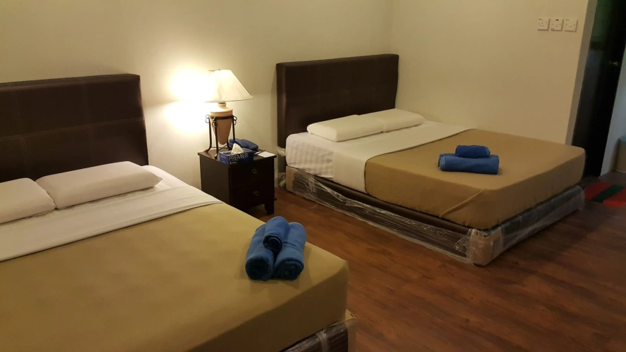 Deluxe Family room with balcony and with view