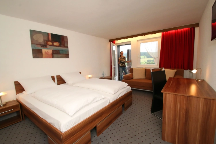 Superior Double room with balcony and with mountain view