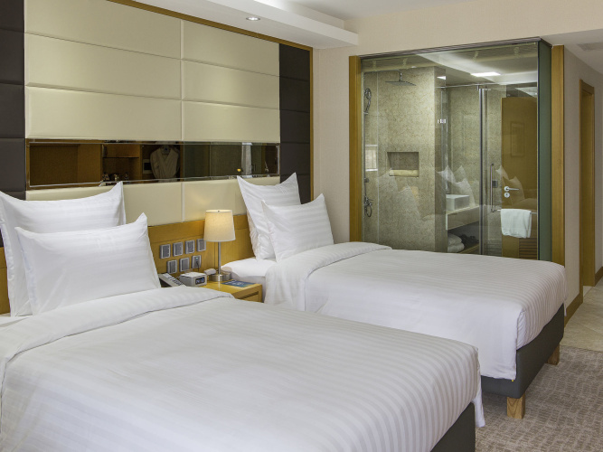 Standard Twin room with view