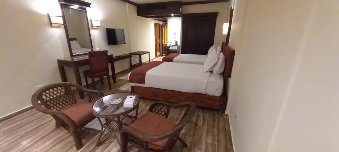 Standard Double room with pool view
