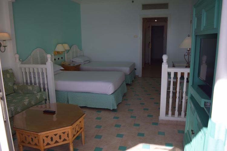Twin room with garden view