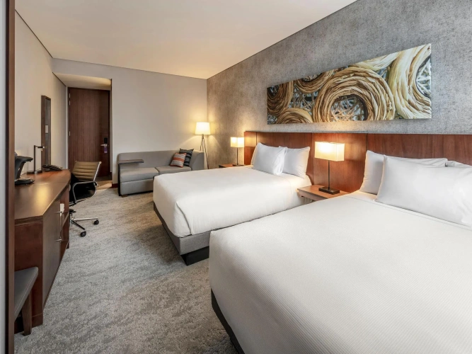 Accessible Roll-In Shower (plus sofa bed) Quadruple Suite