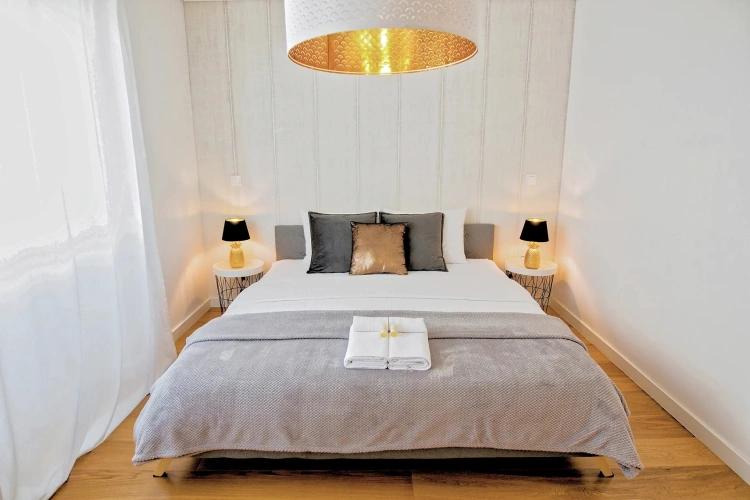 Grey Double bedroom