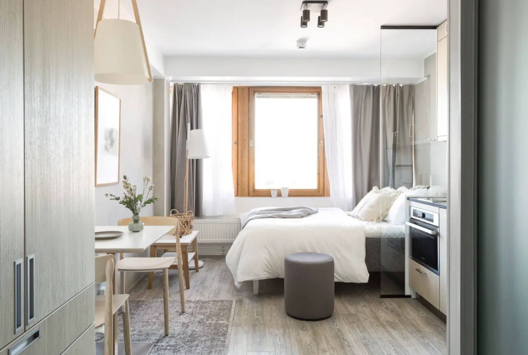 Compact fully furnished Double Studio