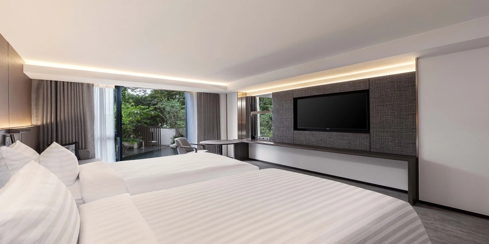 Deluxe Double room with pool view