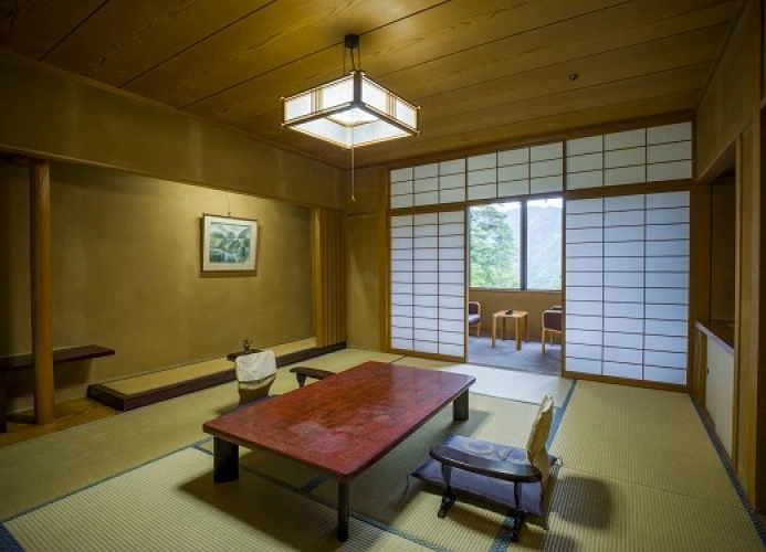 Japanese-Style with Indoor Hot Spring Bath room