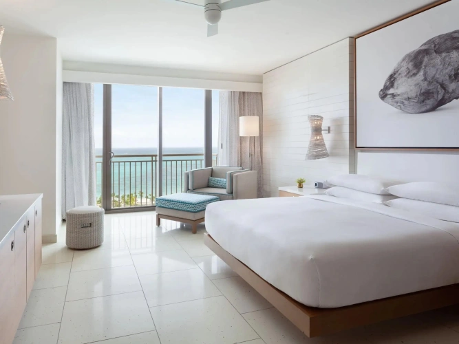 1 Bedroom Deluxe West Tower Double Residence with ocean view